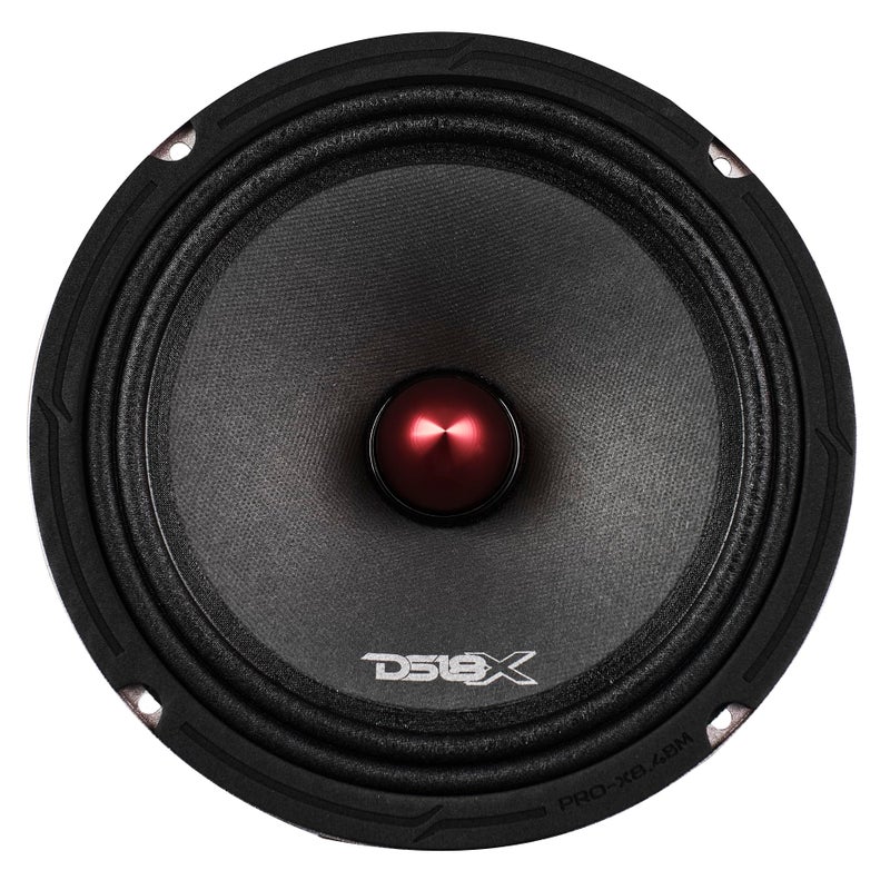 DS18 PRO-X8.4BM Loudspeaker - 8", Midrange, Red Aluminum Bullet, 550W Max, 275W RMS, 4 Ohms - Premium Quality Audio Door Speakers for Car or Truck Stereo Sound System (1 Speaker) - Image 5